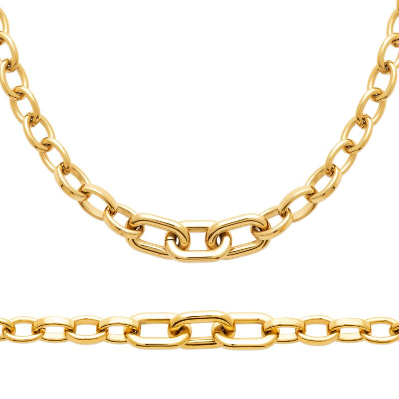 BRACELET ACIER PVD DORÉ