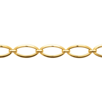 BRACELET ACIER PVD DORÉ