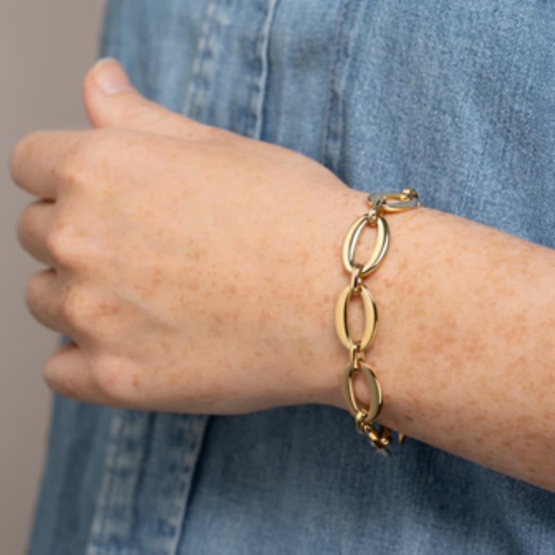 Pulsera Acero 316. Pvd Amarillo - 3z1218420