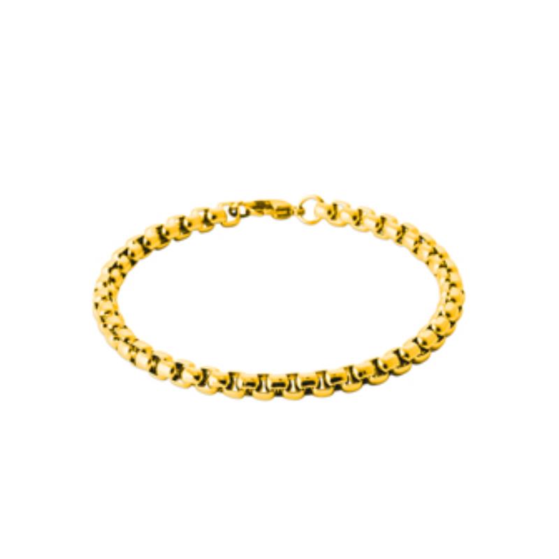 Pulsera Acero 316. Pvd Amarillo - 3z1215421