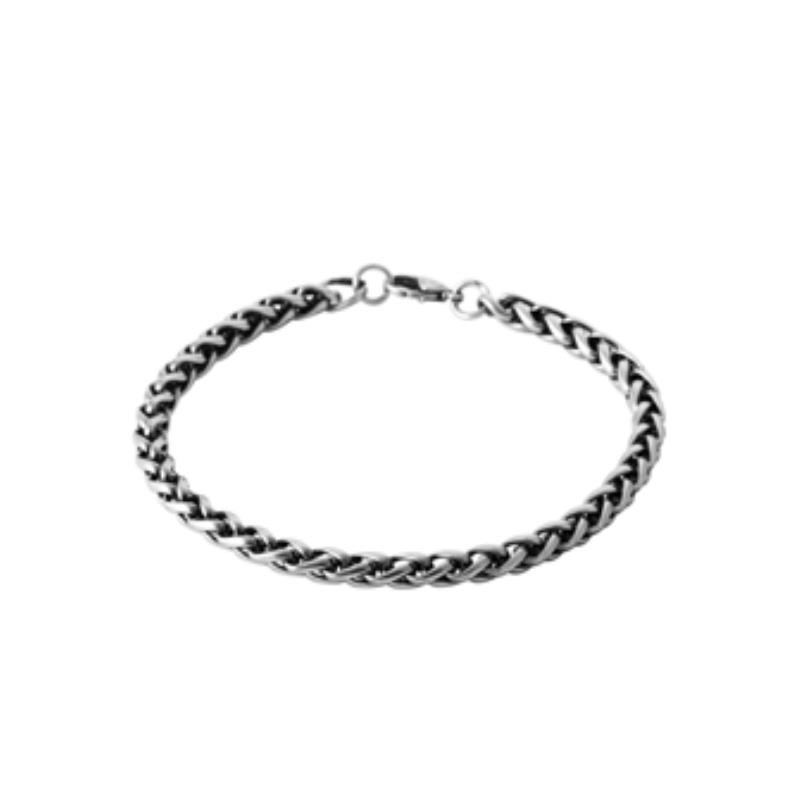 Pulsera Acero 316. Pvd Plateado - 3z1216821