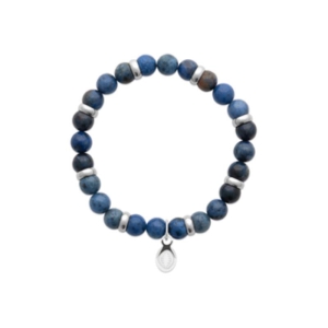 BRACELET ACIER SODALITE