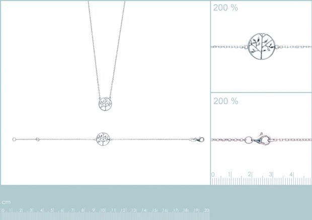 BRACELET ARGENT 925 RHODIE - 7z2126518