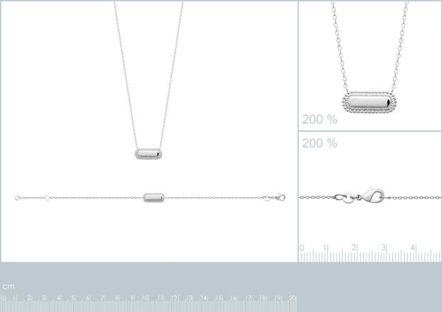 BRACELET ARGENT 925 RHODIE - 7z2203018