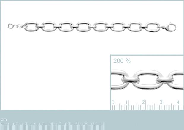 BRACELET ARGENT 925 RHODIE - 7z2165420