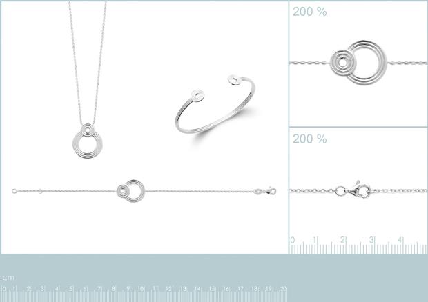 BRACELET ARGENT 925 RHODIE - 7z2167518