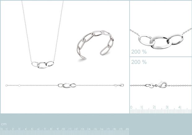 BRACELET ARGENT 925 RHODIE - 7z2180318