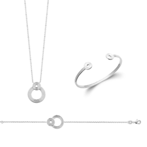 BRACELET ARGENT 925 RHODIE