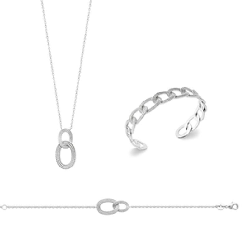 BRACELET ARGENT 925 RHODIE