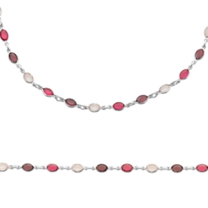 BRACELET ARGENT 925 RHODIE CRISTAL