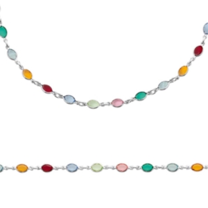 BRACELET ARGENT 925 RHODIE CRISTAL