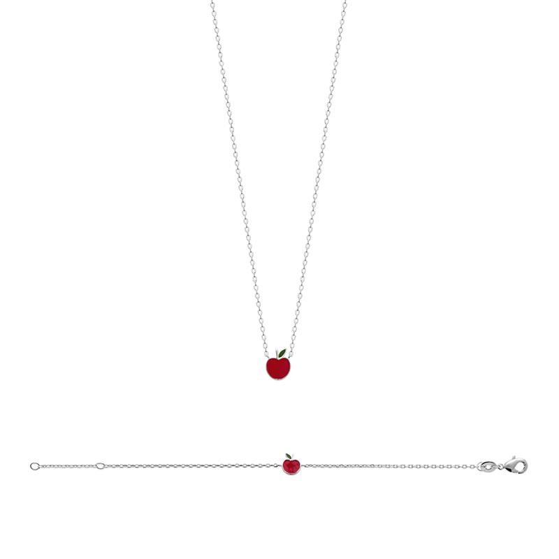 BRACELET ARGENT 925 RHODIE LAQUE