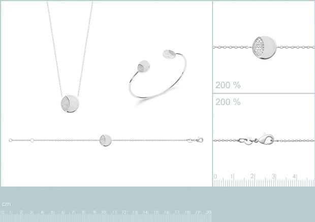 BRACELET ARGENT 925 RHODIE NACRE OZ - 8z7331818