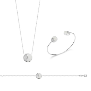 BRACELET ARGENT 925 RHODIE NACRE OZ