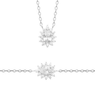 BRACELET ARGENT 925 RHODIE OZ