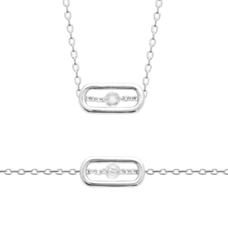 BRACELET ARGENT 925 RHODIE OZ