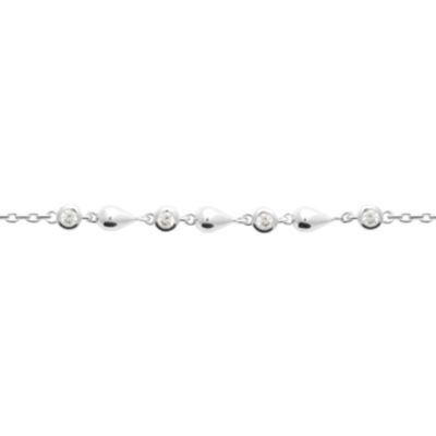 BRACELET ARGENT 925 RHODIE OZ