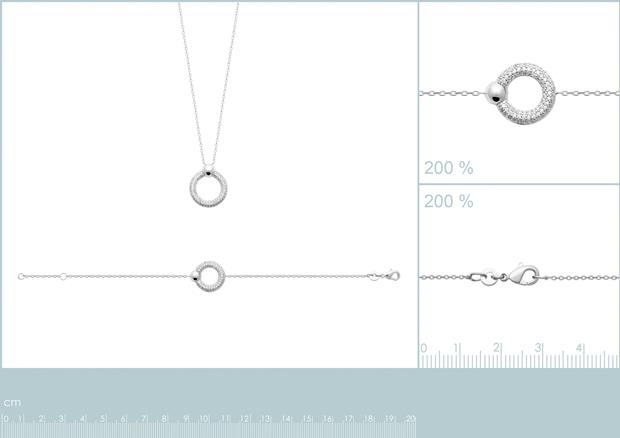 BRACELET ARGENT 925 RHODIE OZ - 8z7332618