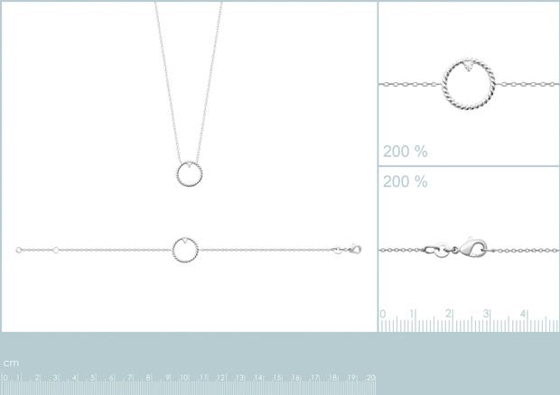 BRACELET ARGENT 925 RHODIE OZ - 8z7335118