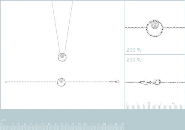 BRACELET ARGENT 925 RHODIE OZ - 8z7335318