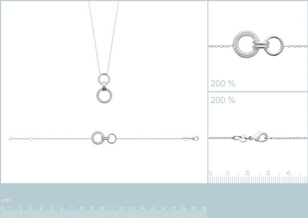 BRACELET ARGENT 925 RHODIE OZ - 8z7339918