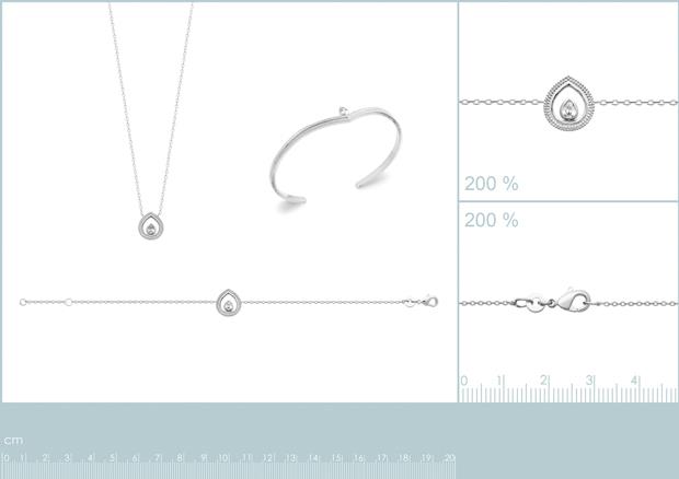 BRACELET ARGENT 925 RHODIE OZ - 8z7340018