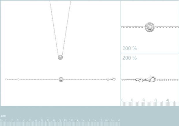 BRACELET ARGENT 925 RHODIE OZ - 8z7341018