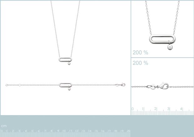 BRACELET ARGENT 925 RHODIE OZ - 8z7344118