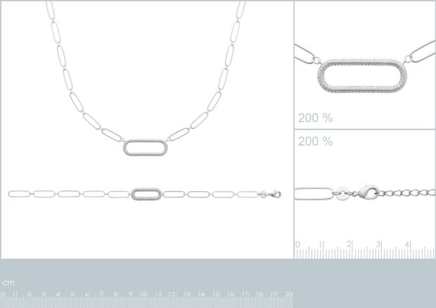 BRACELET ARGENT 925 RHODIE OZ - 8z7345418