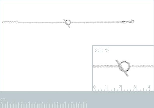 BRACELET ARGENT 925 RHODIE OZ - 8z7359418