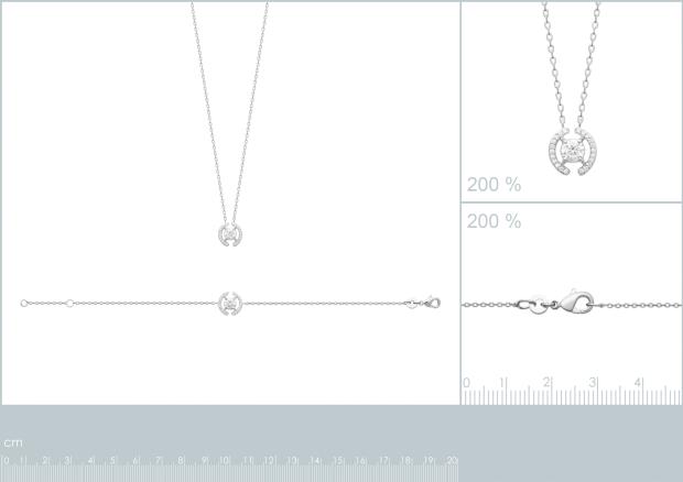 BRACELET ARGENT 925 RHODIE OZ - 8z7378218