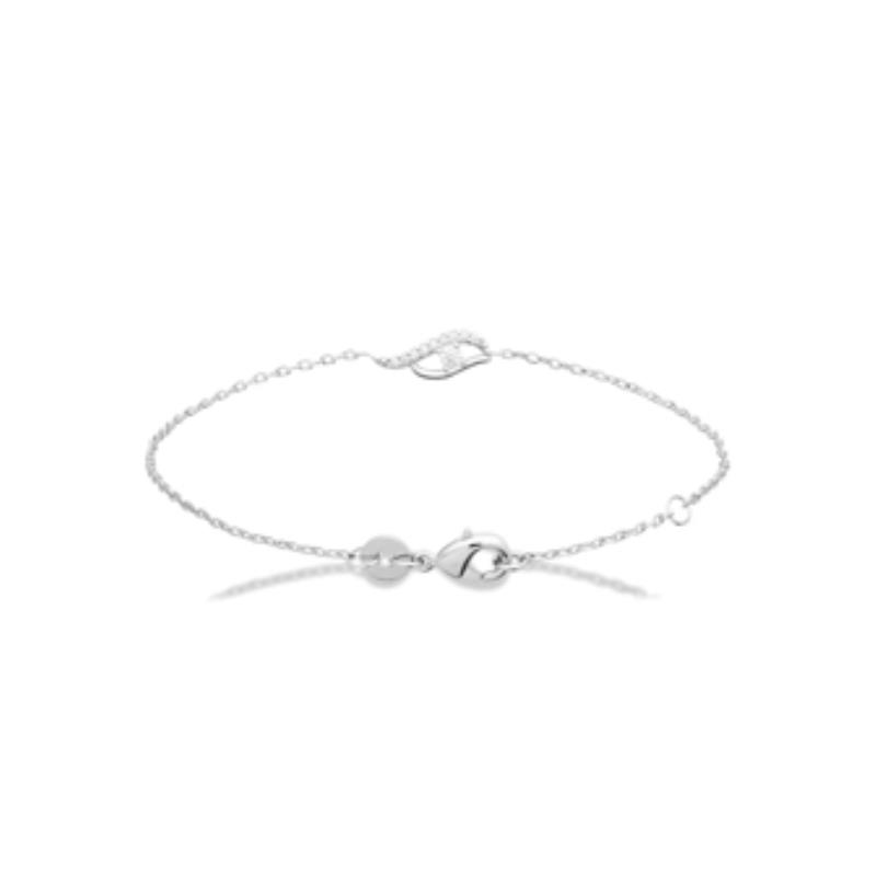 Pulsera, collar plata 925. rodio. Circonita - 8z7410218