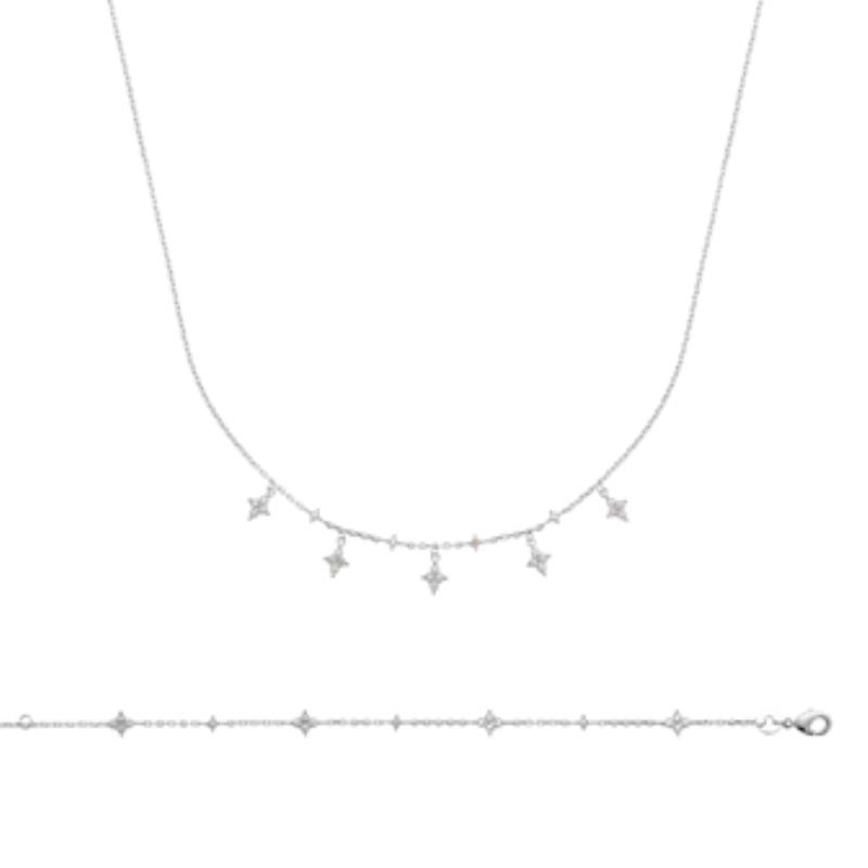 BRACELET ARGENT 925 RHODIE OZ