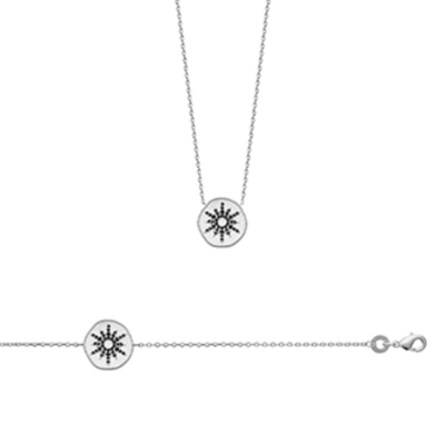 BRACELET ARGENT 925 RHODIE PS