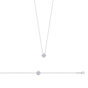 BRACELET ARGENT 925 RHODIE PS