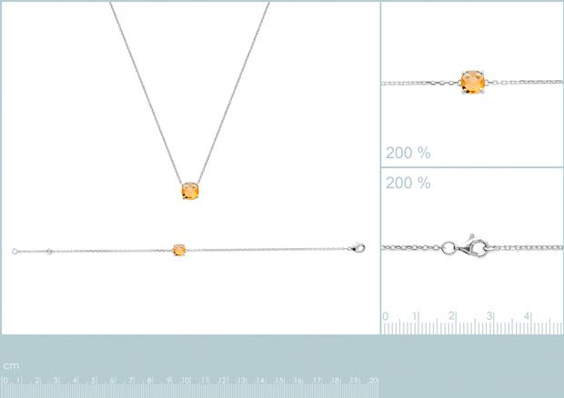 BRACELET ARGENT 925 RHODIE PS - 8z7304518