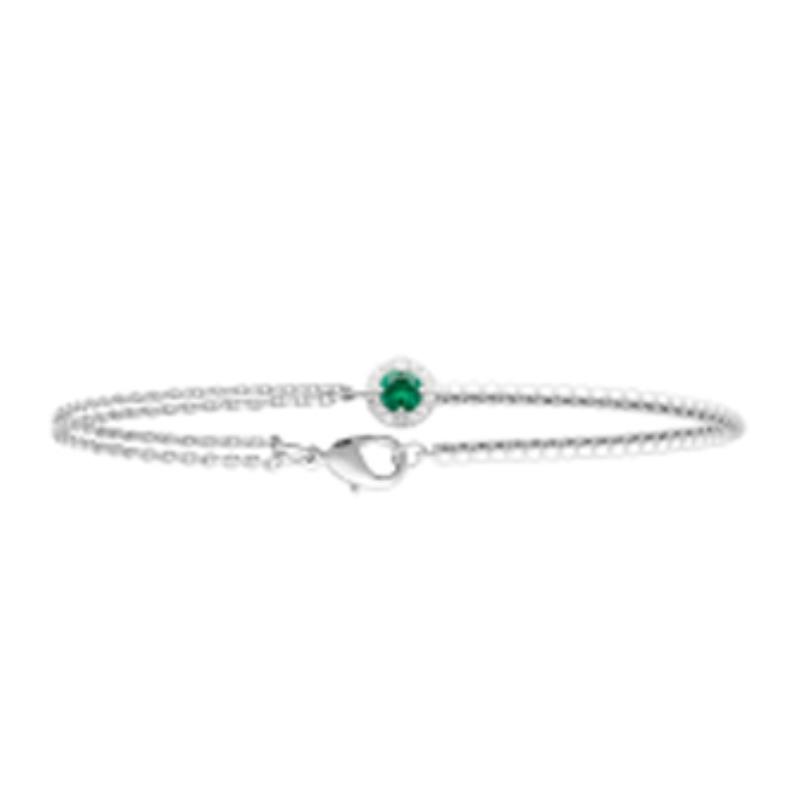 BRACELET ARGENT 925 RHODIE PS - 8z7394018