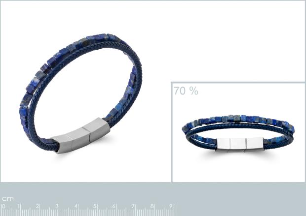 BRACELET CUIR SODALITE - 3z1209221