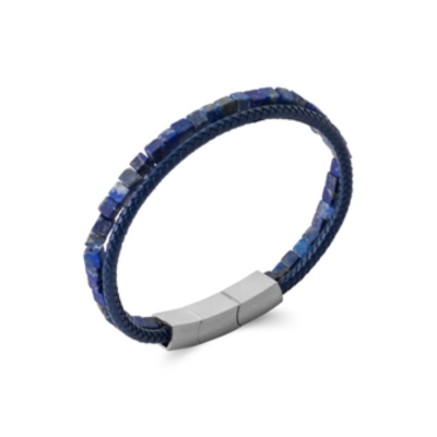 BRACELET CUIR  SODALITE