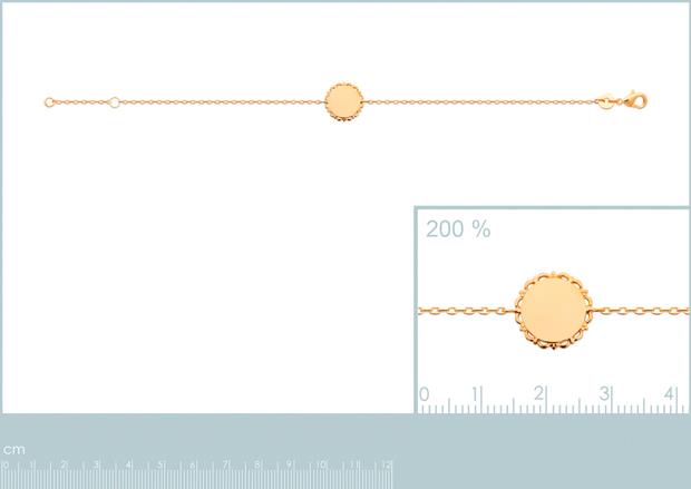 Pulsera Chapado oro 18k. 3 Micras - 9z2172318