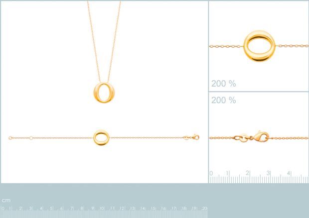 BRACELET PL-OR 750 3MIC - 9z2177518