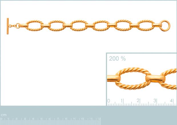 Pulsera Chapado oro 18k. 3 Micras - 9z2179319