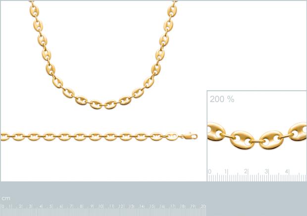 Cadena Chapado oro 18k. 3 Micras - 2z1404019