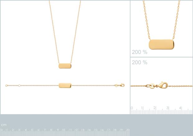 Pulsera, Collar Chapado Oro 18k. 3 Micras - 9z2194118