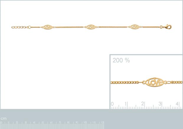 Pulsera Chapado oro 18k. 3 Micras - 9z2197318