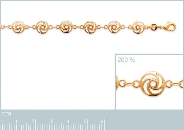 Pulsera Chapado oro 18k. 3 Micras - 2z9090018