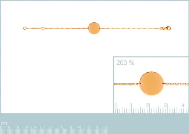 Pulsera Chapado oro 18k. 3 Micras - 6z2583616