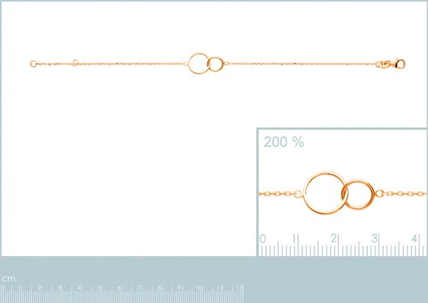 Pulsera Chapado oro 18k. 3 Micras - 9z2132518