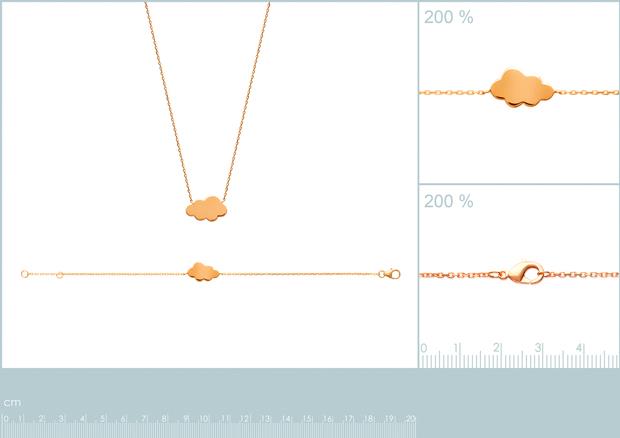 Pulsera, Collar Chapado oro 18k. 3 Micras - 9z2132818