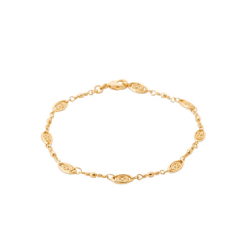 Pulsera, Collar Chapado Oro 18k. 3 Micras - 9z2212818